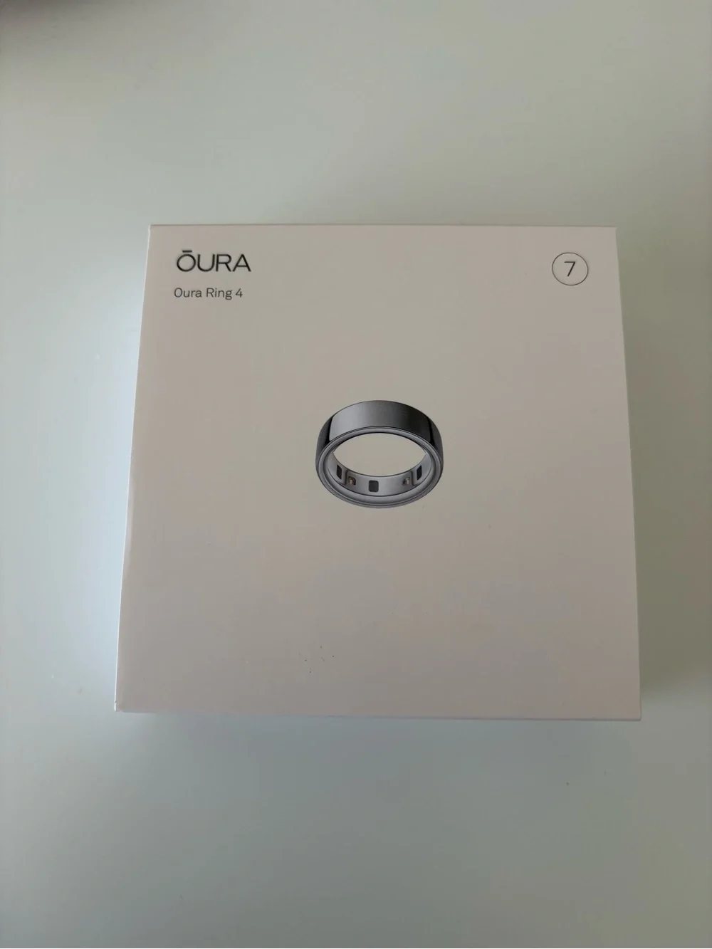 Oura Ring 4 Silver Box (Size 7)